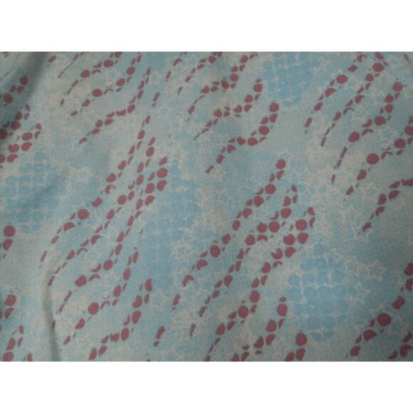 Blue Purple Scrub Top Medical Uniform O2 Uniforms - Picture 2 of 5